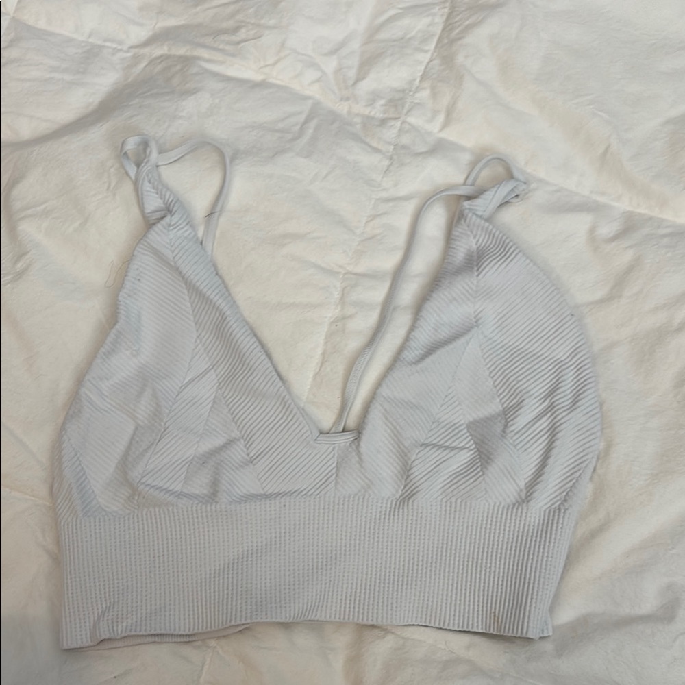 Full Tilt White Seamless Bralette